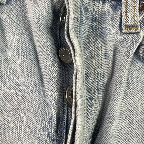 AGOLDE Jeans Women's 26x28* Low Slung Baggy High Rise Light Blue Denim Tag 22 - Picture 5 of 16